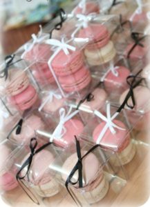 segnaposto con macarons 